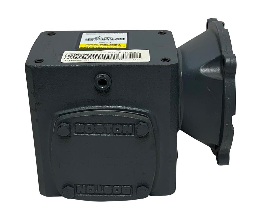 Used BOSTON GEAR F721-10-B5-J / 51956 RIGHT ANGLE WORM GEAR REDUCER 10:1 RATIO NSNP