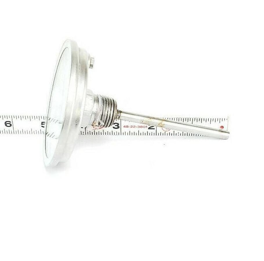 Used TRI-CLOVER 0-200 DEG F / -20-90 DEG C THERMOMETER