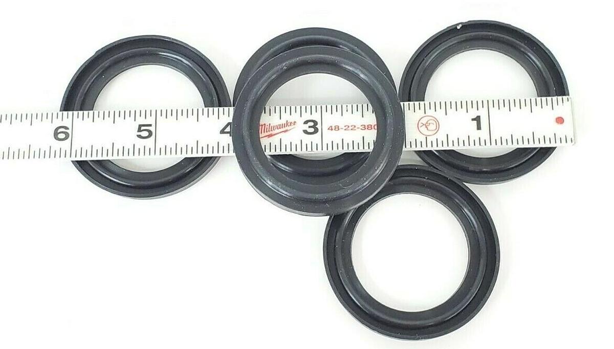 Used LOT OF 5 NEW AMERSHAM BIOSCIENCES 44-0515-01 TC-GASKETS 50.5/35MM EPDM