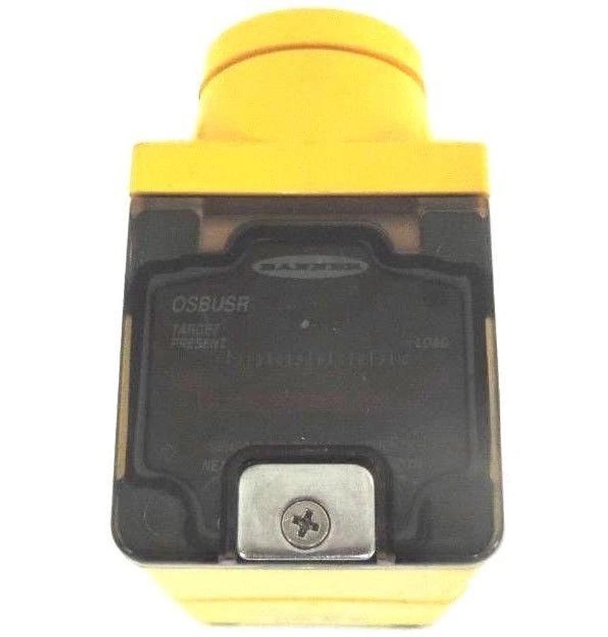 Used BANNER OSBUSR PHOTOELECTRIC SCANNING HEAD W/ OPBA5QD POWER BLOCK