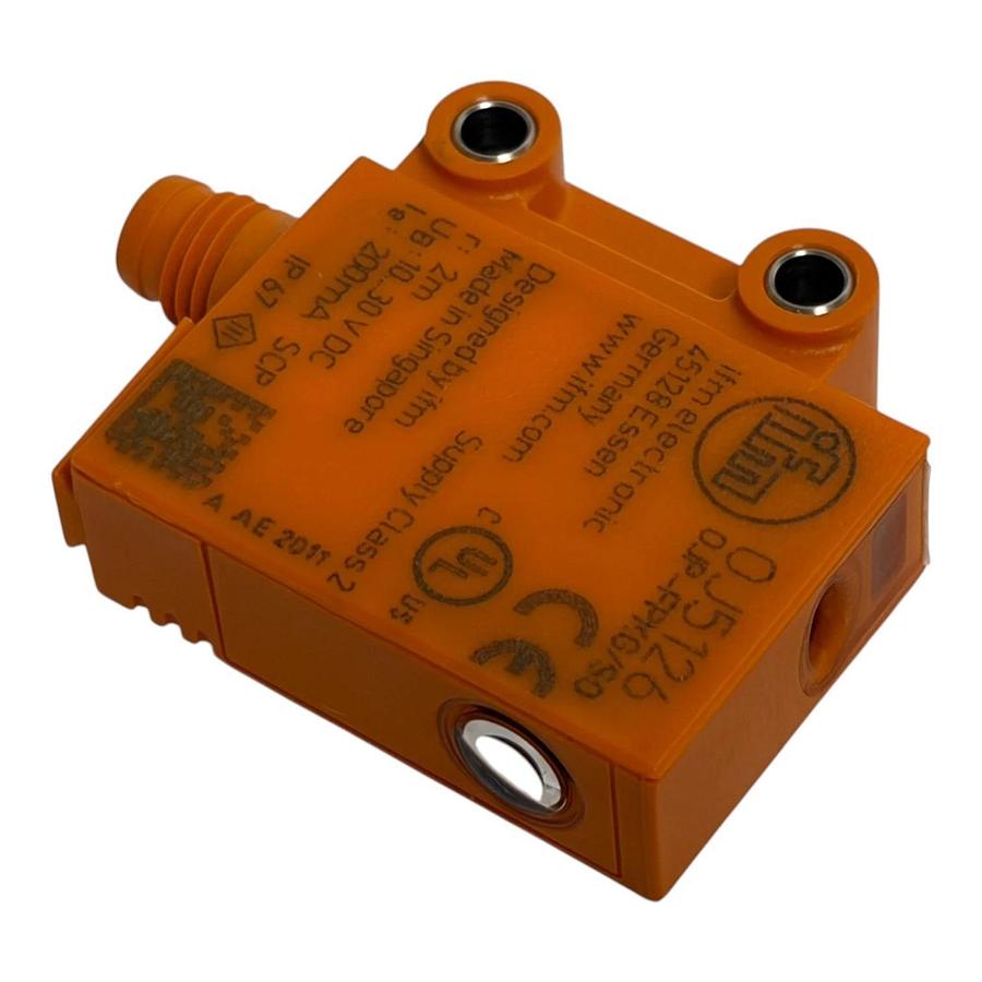 IFM Electronic OJ5126 OJP-FPKG/SO/AS Photoelectric Retro-Reflective Sensor New