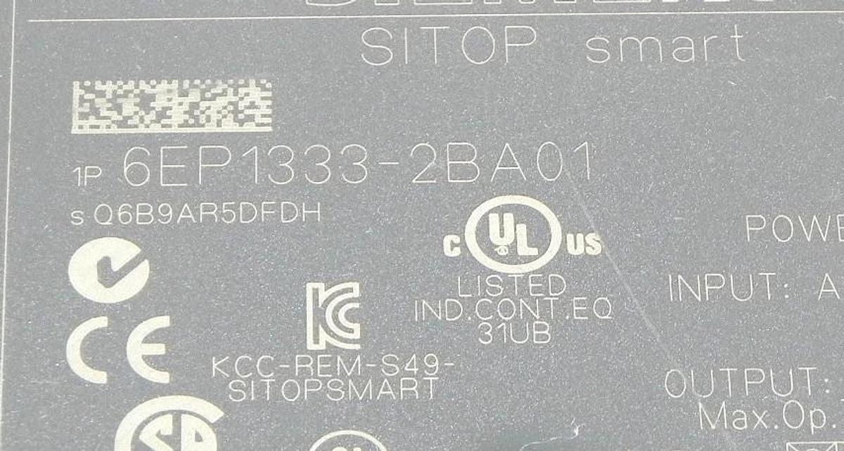 Used SIEMENS 6EP1-333-2BA01 POWER SUPPLY 5A 6EP13332BA01