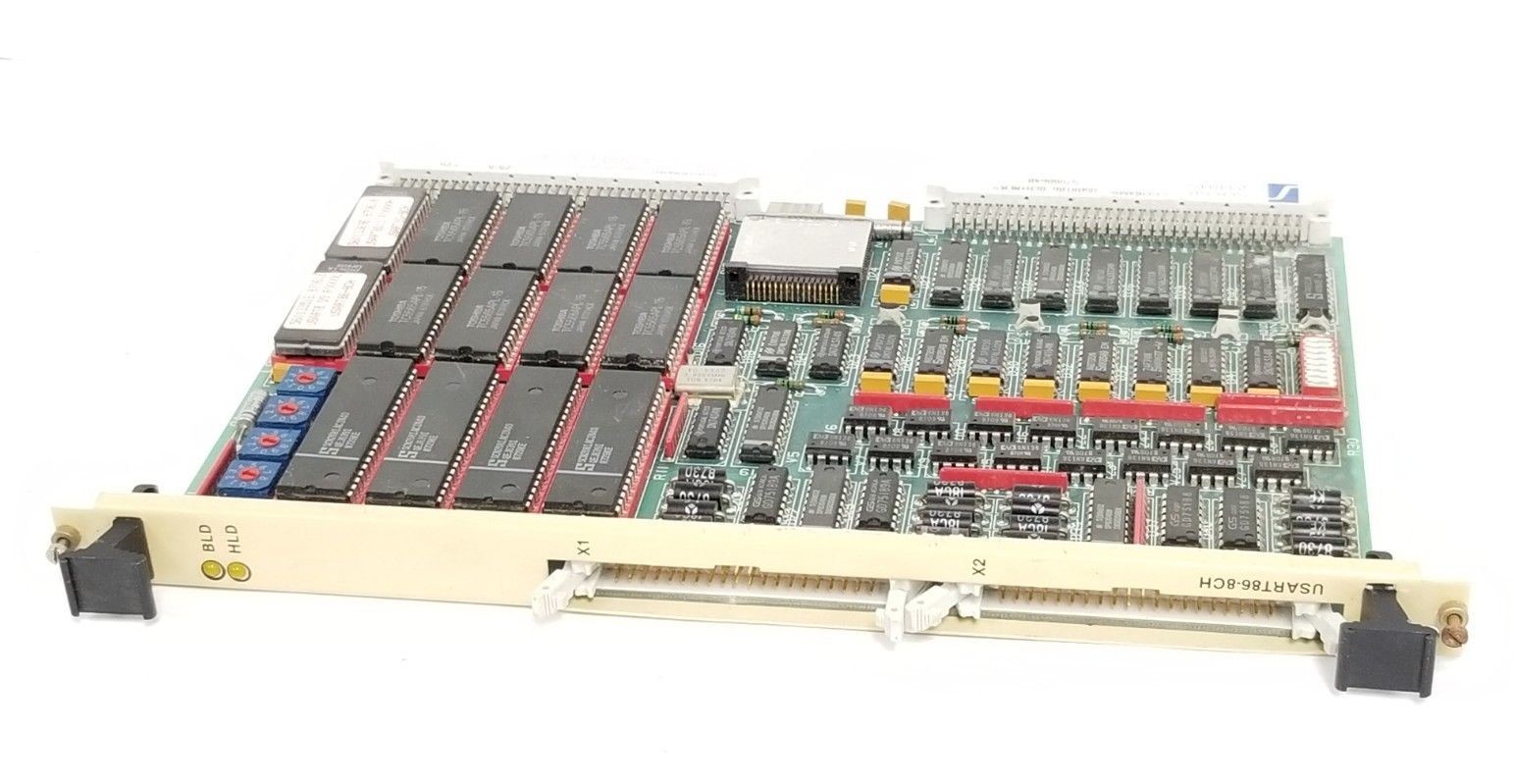 Used ABB / STROMBERG USART86-8CH+MEM CONTROL CARD 57088648 USART86-8CH 57772115 D