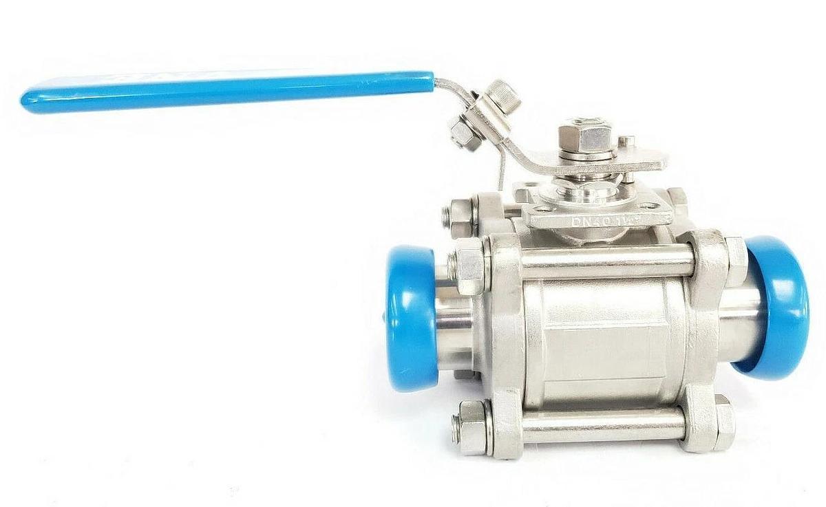 Used VNE APPLETON A3 OD372 BALL VALVE 1-1/2" 316 1000 WOG DN40 NH990 NH350