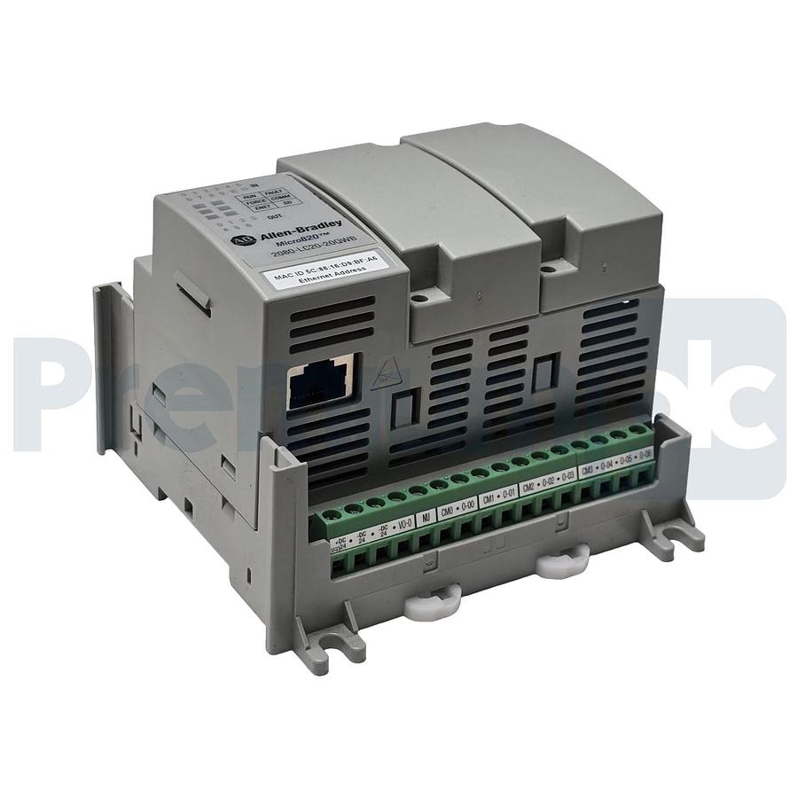Allen-Bradley 2080-LC20-20QWB /C Micro820 Controller ENet/IP F/W: 12.011 NSNP