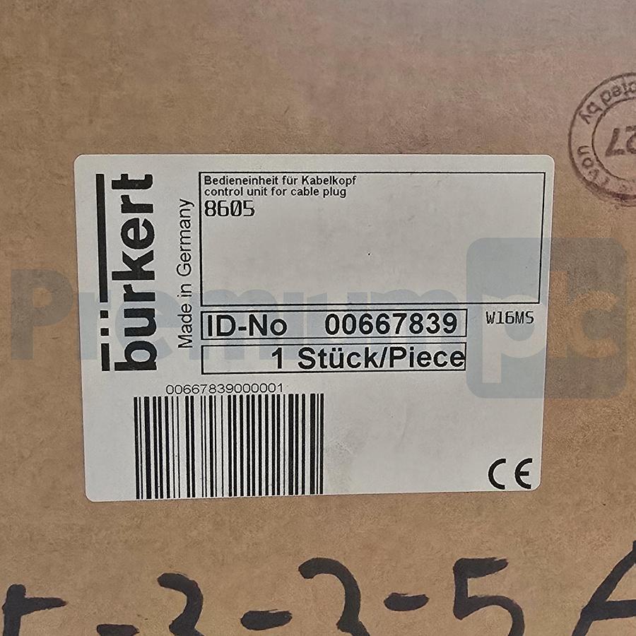 Burkert 00667839 Pluggable Display Programming Module 3-Button Terminal 8605 NEW