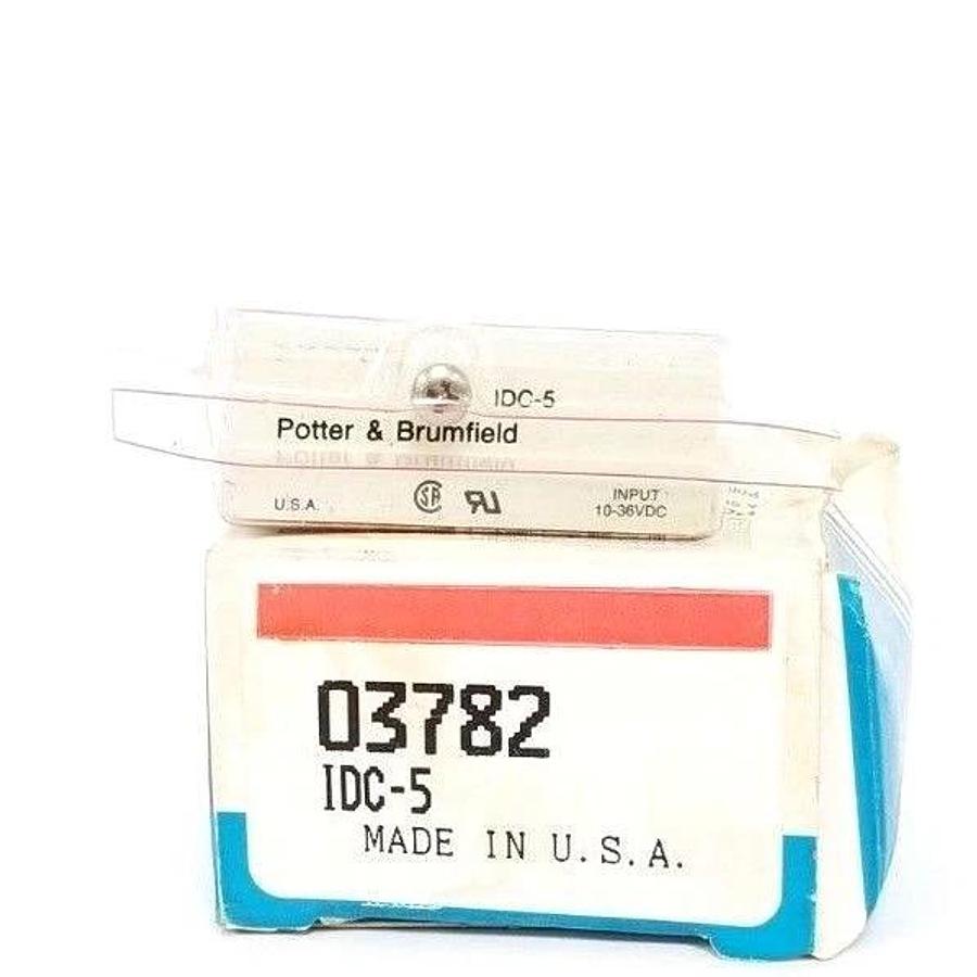 Used NIB POTTER & BRUMFIELD IDC-5 INPUT MODULE 03782, 10-36VDC