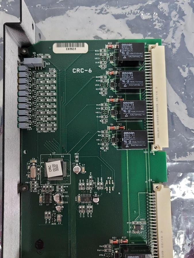 Used NEW SIEMENS 500-033250 CRC-6 FIRE ALARM RELAY CARD REV. 02.00 500033250 CR6