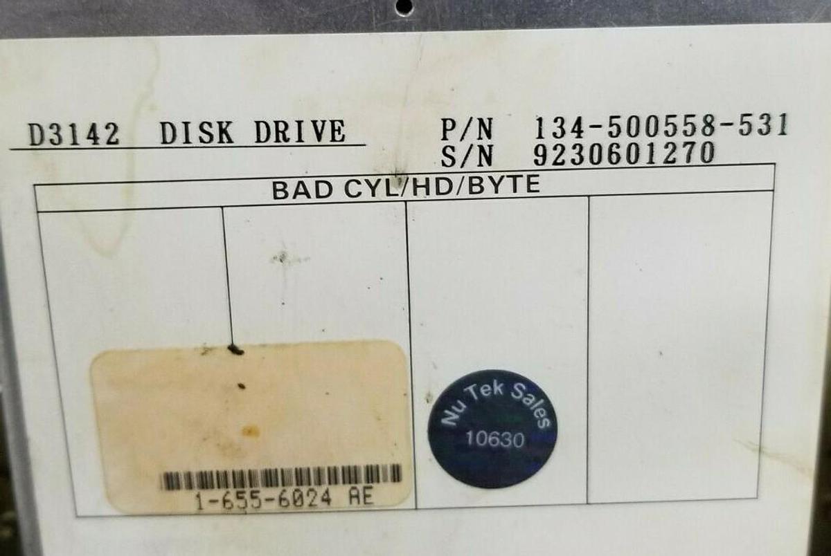 Used ADVANTAGE ELECTRONICS 3-424-2054A STORAGE MODULE REV. 10 GT3 134-500558-531