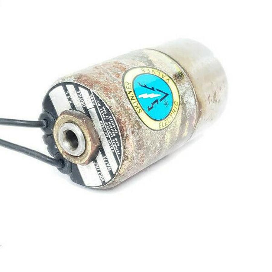 Used LOT OF 4 SKINNER V5L24760ST SOLENOID VALVES 110-120V 50/60HZ 10W 3/32" 75PSI