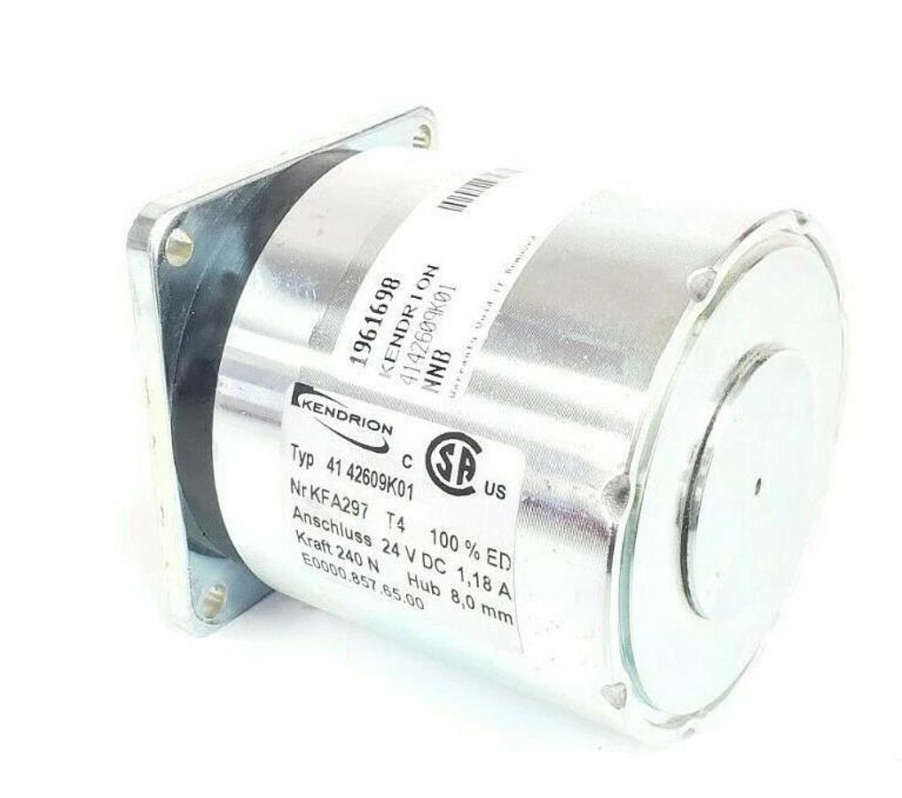 Used NIB KENDRION 41-42609K01 SOLENOID ACTUATOR KFA297 24VDC 1,18A E0000.857.65.00