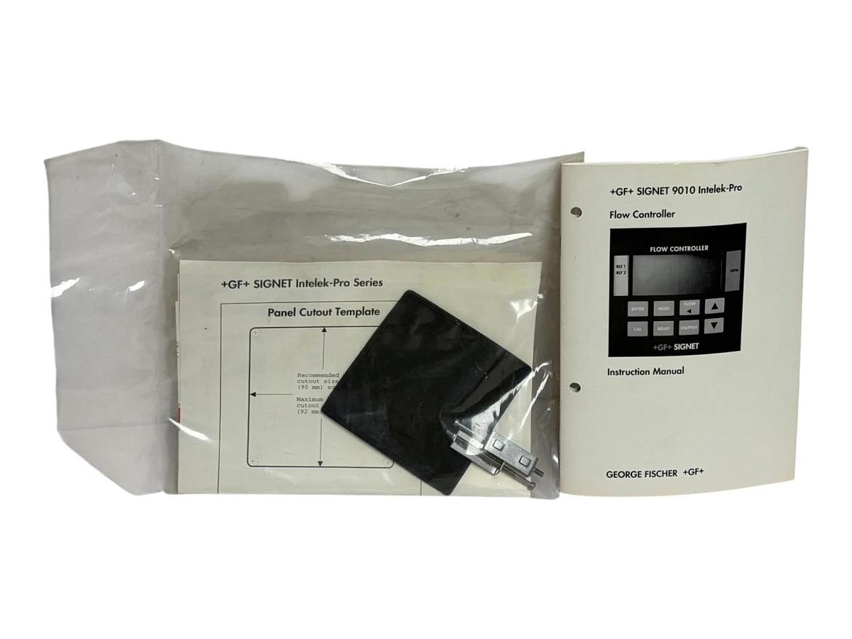 Used GF Signet 3-9010.111 Intelek-Pro 9010 Flow Controller 110V FOR PARTS OR REPAIR