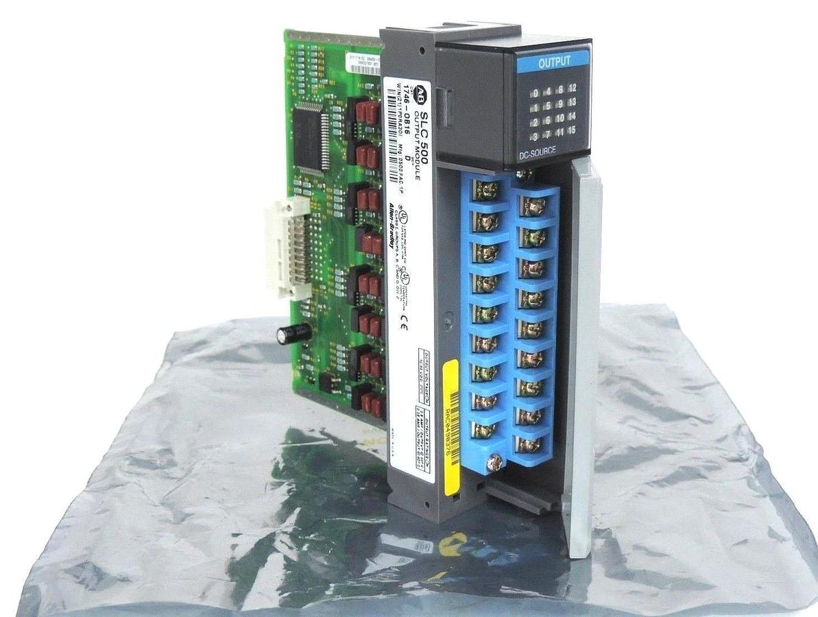 Refurbished REPAIRED ALLEN BRADLEY 1746-OB16 OUTPUT MODULE 1746OB16 SER. D