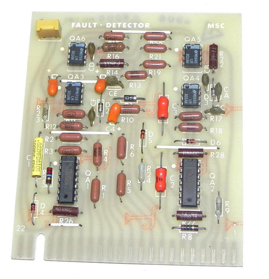 Used MSC FAULT DETECTOR CIRCUIT BOARD CARD P/N: 1102