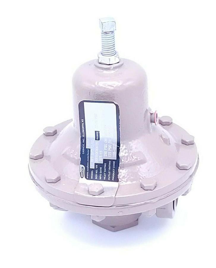 Used NEW CASHCO 1'' NPT D/CI/CI/B2 REGULATOR D.PDF RANGE: 30-80 PSI