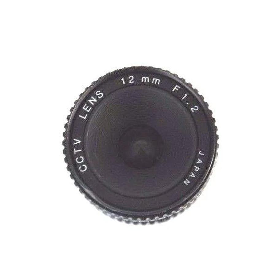 Used LOT OF 2 HIGH RESOLUTION CCTV LENSES 12MM F1.2