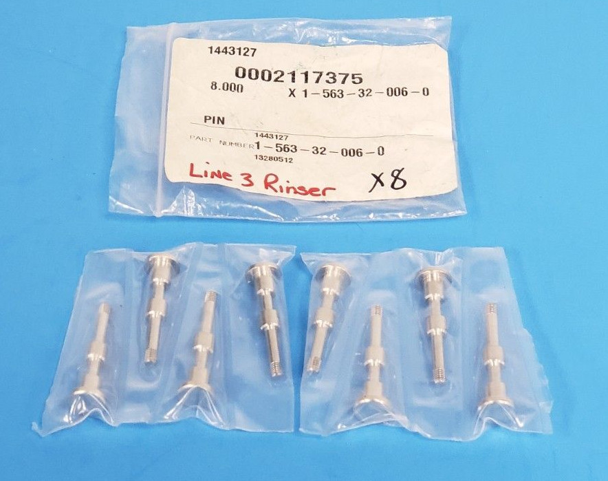 LOT OF 8 NIB KRONES 1-563-32-006-0 RINSER PINS / DETENT PLUNGERS 1563320060