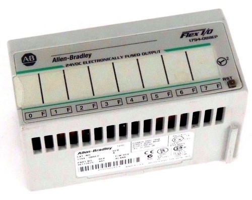 Used ALLEN BRADLEY 1794-OB8EP FLEX I/O MODULE SER A P/N 96177875 REV A01