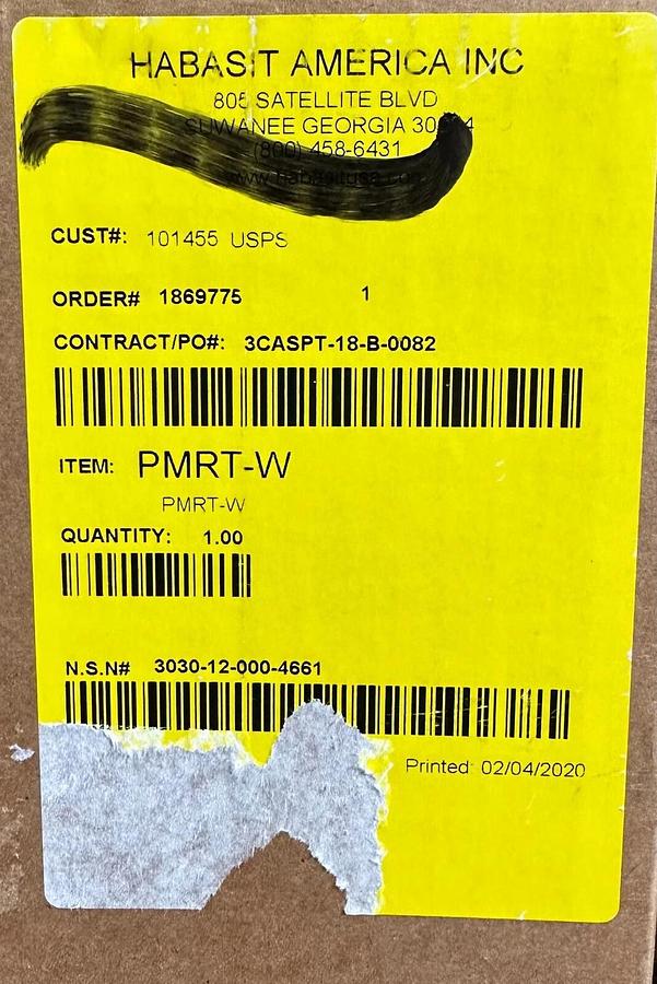 Used NEW HABASIT AMERICA PMRT-W / PMRTW CONVEYOR FOOD BELT