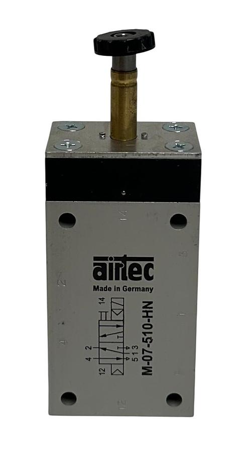 Used AIRTEC M-07-510-HN / M07510HN SERIES M-07 SOLENOID VALVE 5/2-WAY W/ COIL NSNP