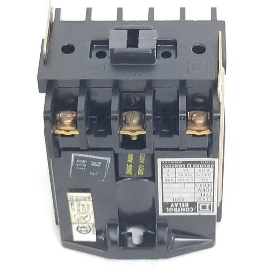 Used SQUARE D 8501-G0-20 AC CONTROL RELAY 8501G020 SERIES D, 8501-GO-20