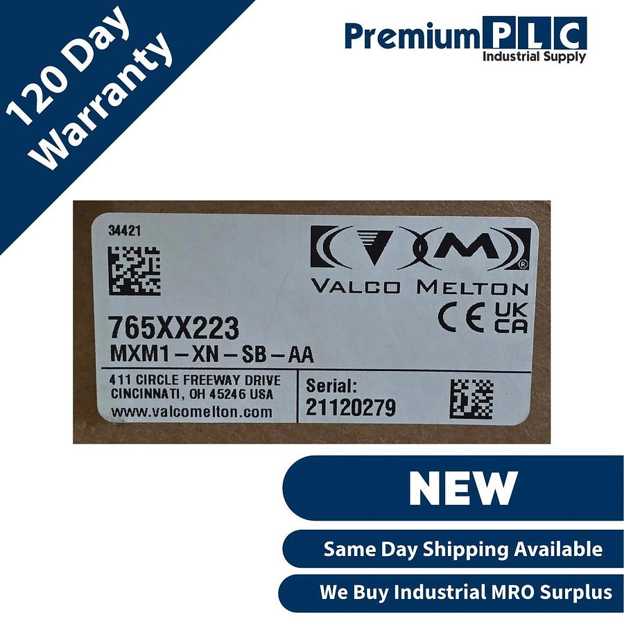 NEW VALCO MELTON 765XX223 / MXM1-XN-SB-AA EcoStitch MXM ELECTRIC VALVE 240V 150W