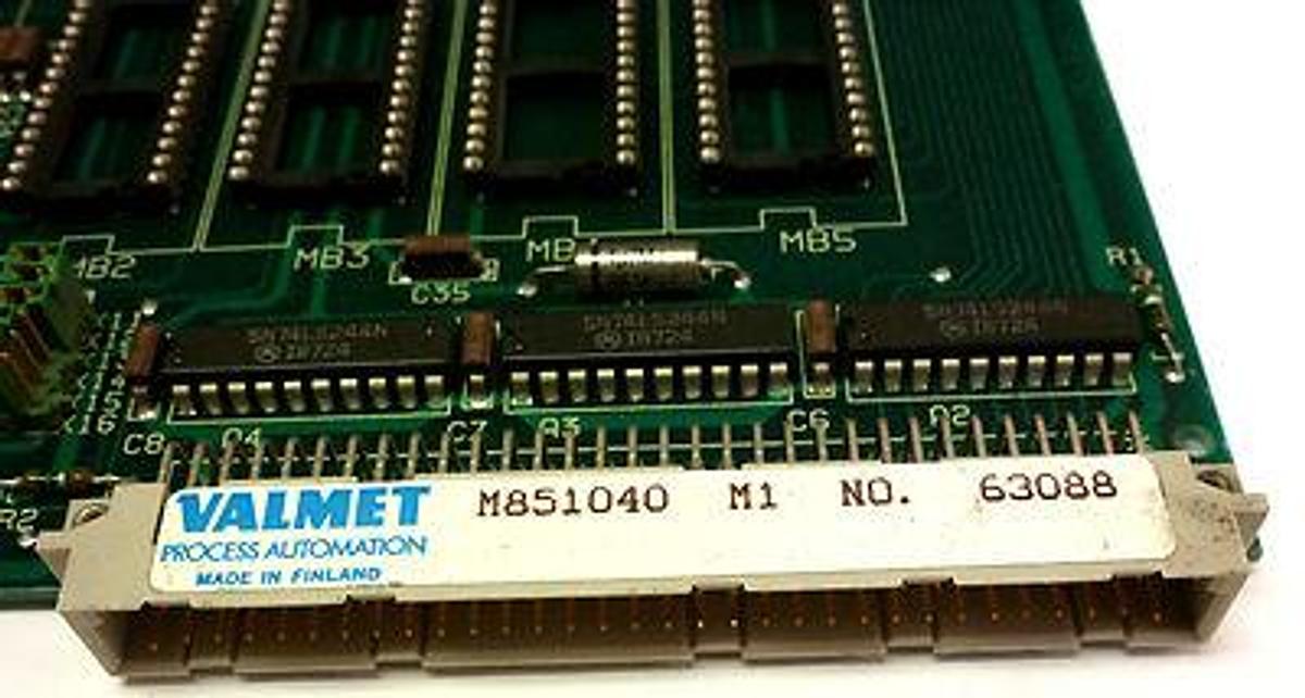 Used VALMET AUTOMATION M851040 M1 MEMU MODULE M851040M1