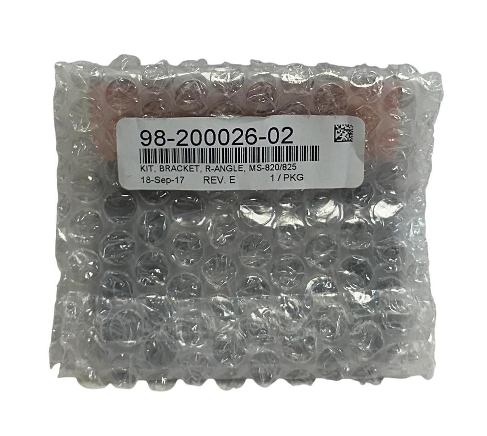 Used OMRON MICROSCAN 98-200026-02 / 9820002602 BRACKET KIT R-ANGLE MS-820/825 NSMP
