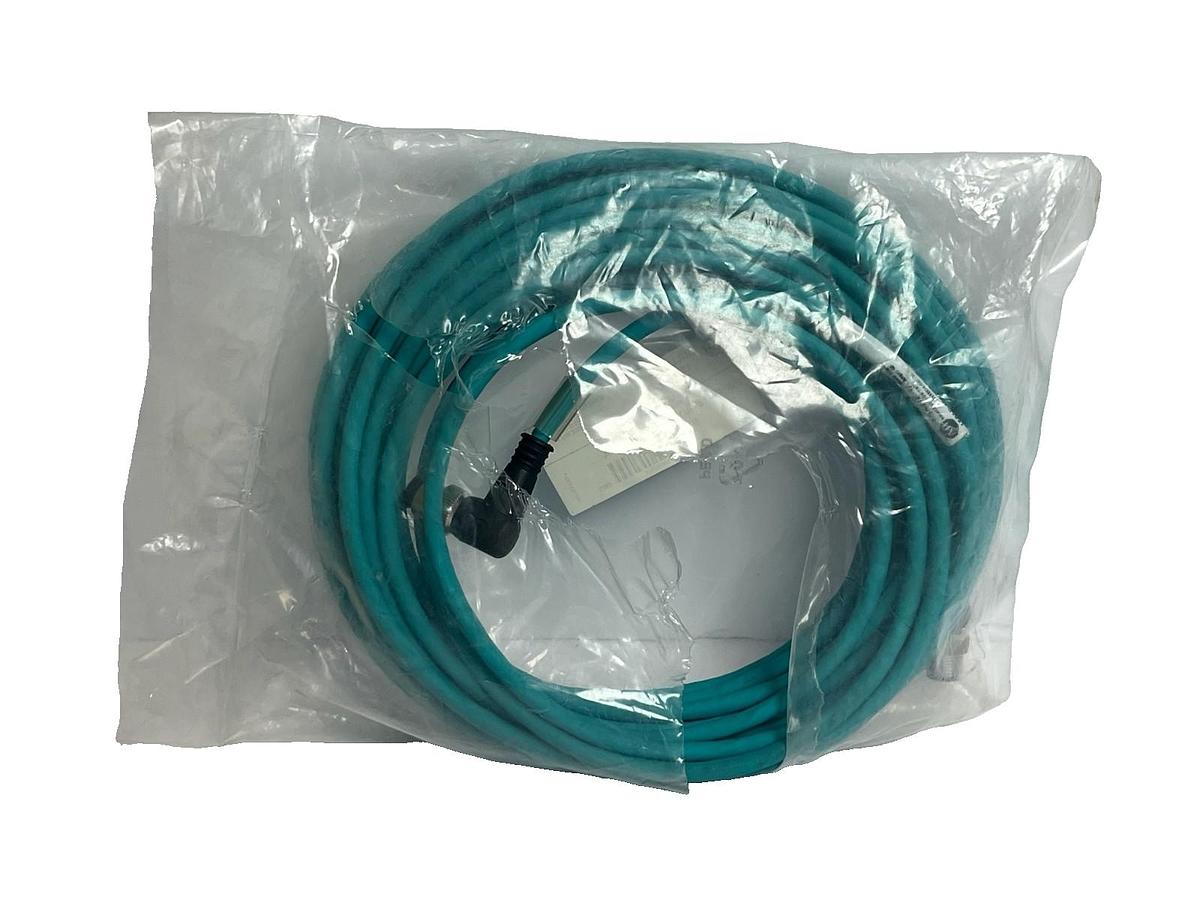 Used NEW Allen-Bradley 1585D-M4TBDE-10 Ethernet Patchcord M12 D-Code 10m 32.8ft Teal