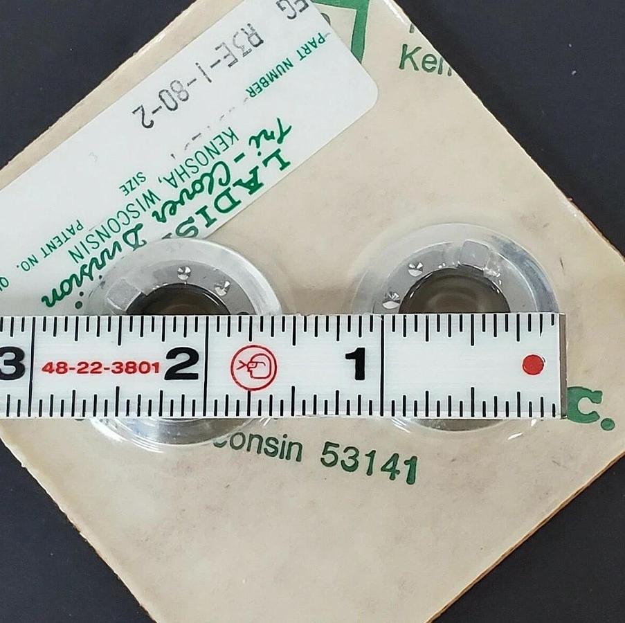 Used LOT OF 2 NEW TRI-CLOVER EG R3E-1-80-2 SEAL RINGS