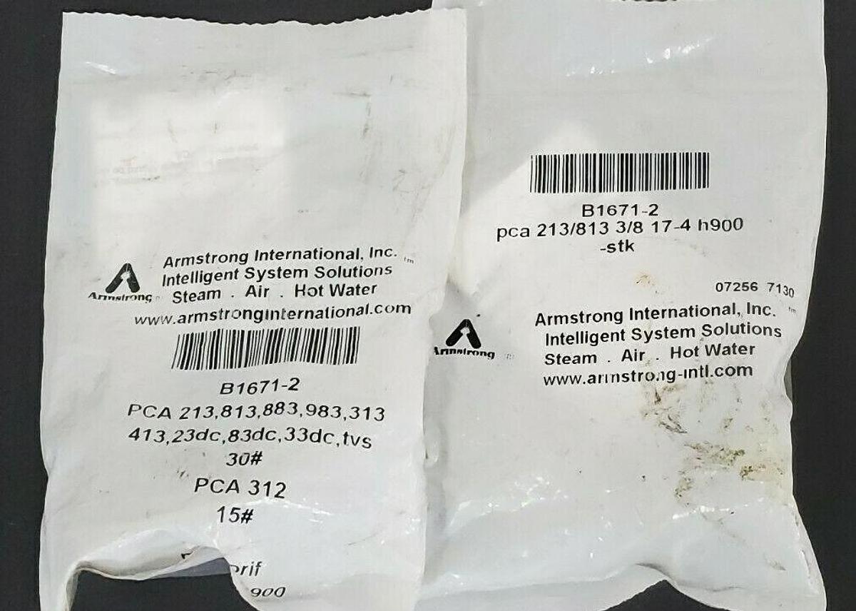 Used LOT OF 2 NEW ARMSTRONG B1671-2 PRESSURE CHANGE ASSEMBLIES B16712