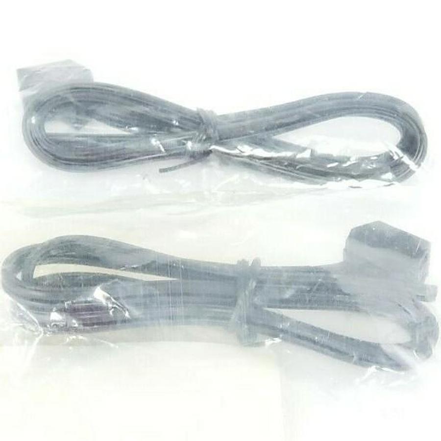 LOT OF 2 NEW DAYTON 3RP10A AXIAL FAN ACCESSORY CORD SETS 24 IN LENGTH 90 DEGREE