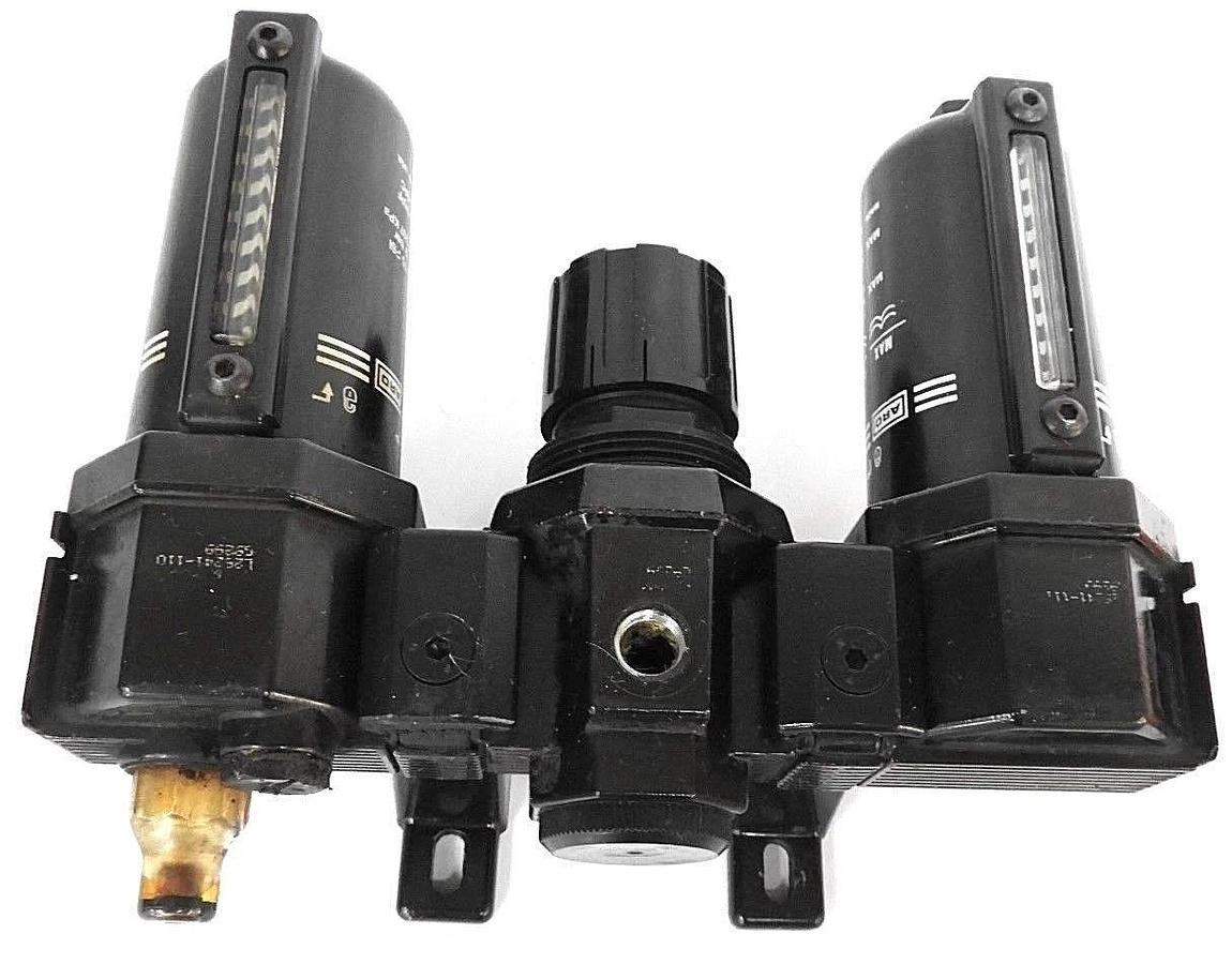Used ARO L26241-110 AIR LUBRICATOR W/ L26241-111 & REGULATOR