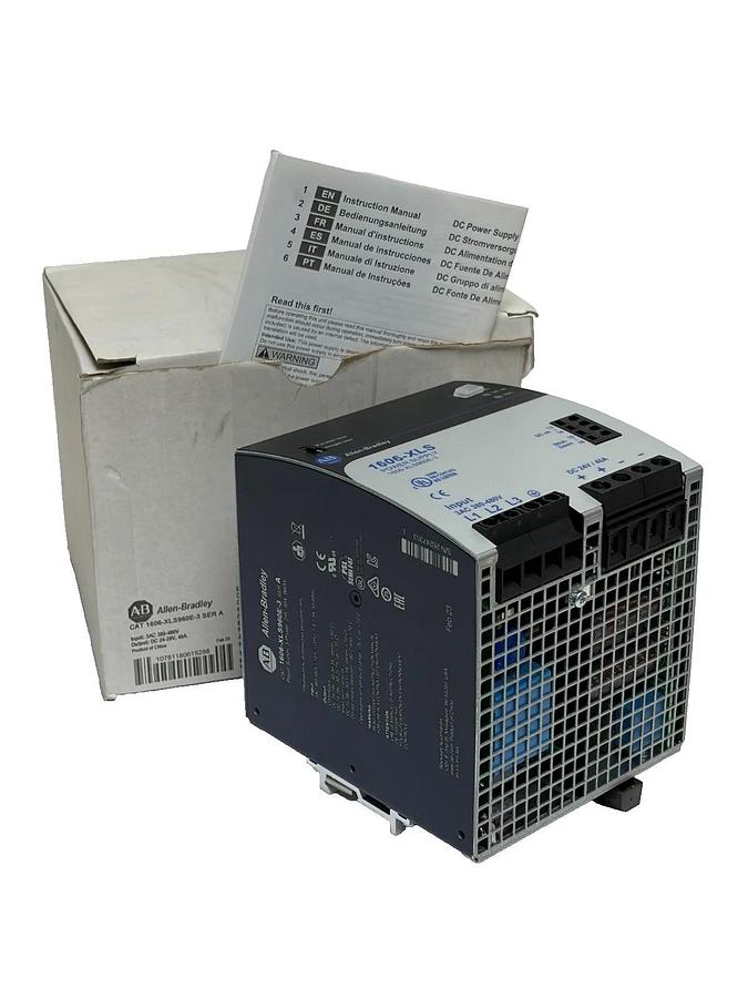 Used NEW ALLEN BRADLEY 1606-XLS960E-3 /A 1606-XLS DC POWER SUPPLY 960W 1606XLS960E3