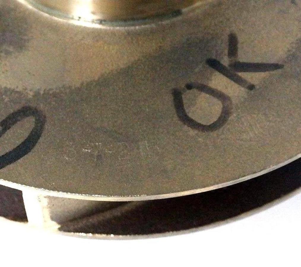 NEW GOULDS PUMP 3-7-245 VANE IMPELLER 9P1 47716-0445-7.937" BRASS