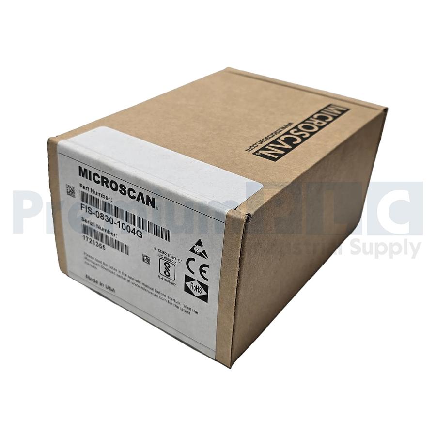 OMRON MICROSCAN FIS-0830-1004G QX-830 LASER BARCODE READER SERIAL+ENET NSFS