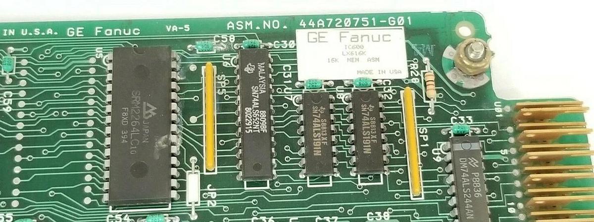 Used GE FANUC IC600LX616K 16K MEMORY BOARD FAB. NO. 44A720856-002R03/1