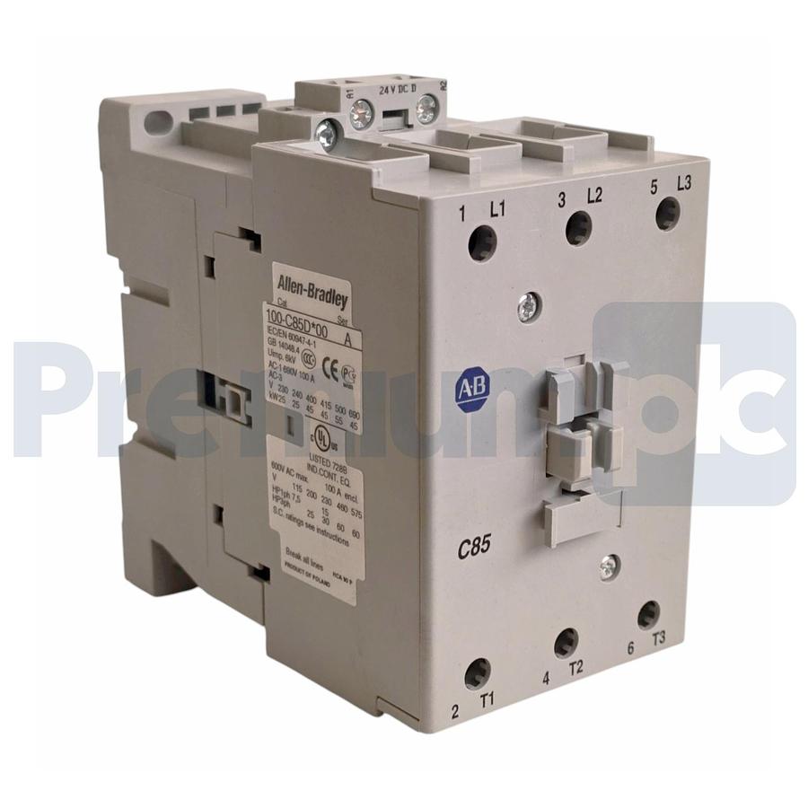 Used Allen Bradley 100-C85DJ00 /A 100-C IEC Contactor 85A 24VDC-Coil 100-C85D*00 NSNP