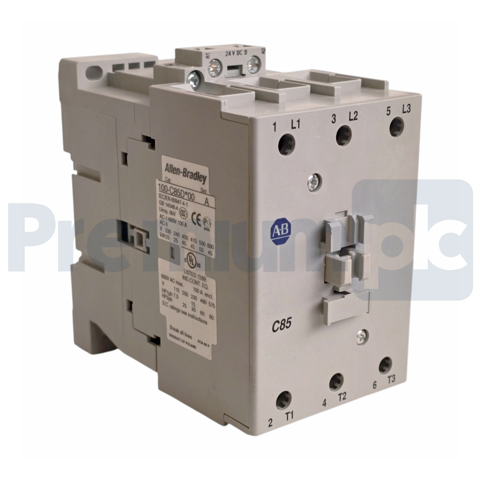 Used Allen Bradley 100-C85DJ00 /A 100-C IEC Contactor 85A 24VDC-Coil 100-C85D*00 NSNP