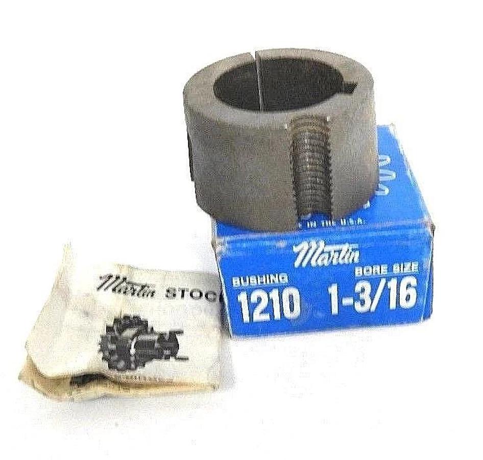 Used NIB MARTIN 1210-1-3/16 BUSHING TAPER LOCK 1-3/16IN BORE