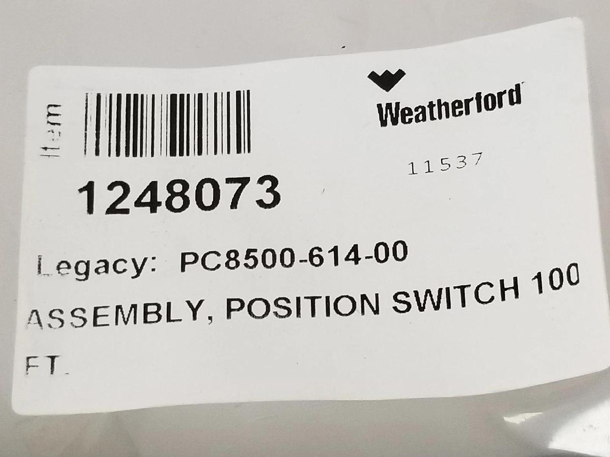 Used NEW WEATHERFORD / LEGACY PC8500-614-00 POSITION SWITCH 100FT.