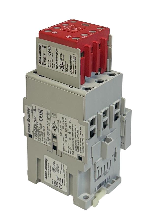 Used ALLEN BRADLEY 100S-C43EJ14C /B BULLETIN 100S SAFETY CONTACTOR 24VDC 3-POLE NSMP