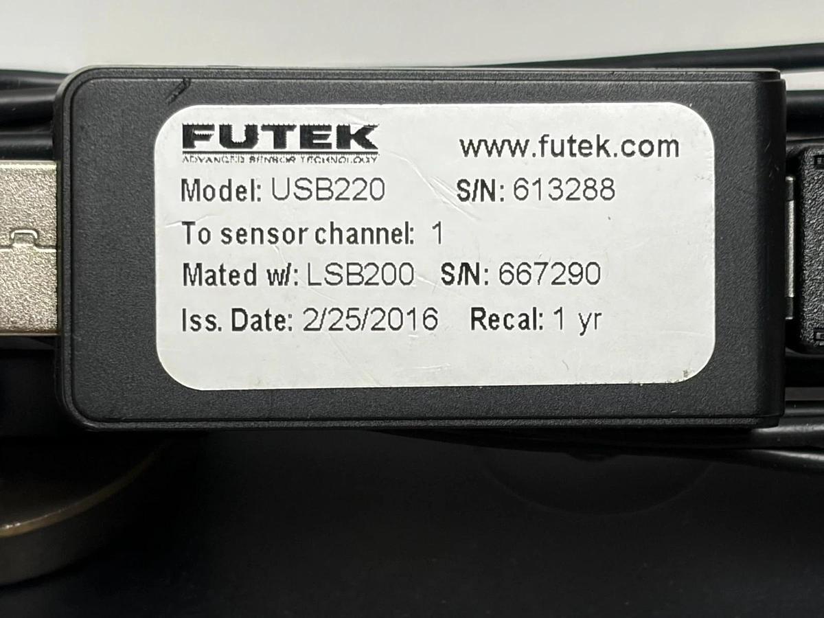New FUTEK LSB200 50 lb S-Beam Load Cell USB220 Digital Conditioner Kit