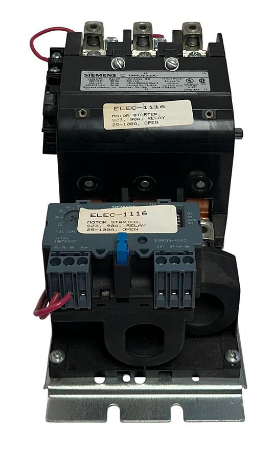 Used For Parts SIEMENS 14HU+32A / 14HU 32A SIZE 3 MOTOR STARTER 90A 600VAC 3PH *READ