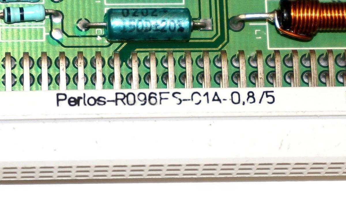Used PERLOS R096FS-C1A-0,8/5 ETHER BOARD, A413222X06, 65433854B, 24821704