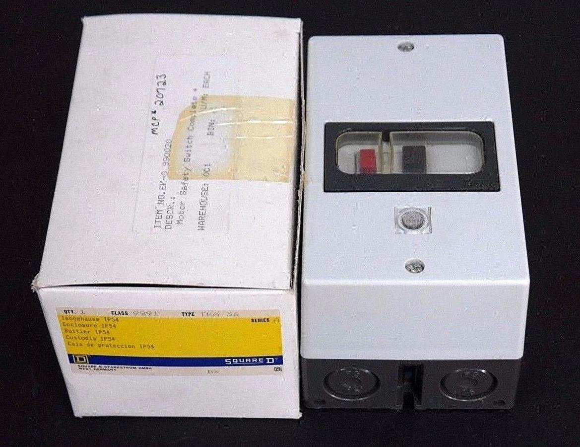 Used NIB SQUARE D CLASS: 9991 TYPE: TKA 36 SERIES: A ENCLOSURE IP54, 9991TKA36