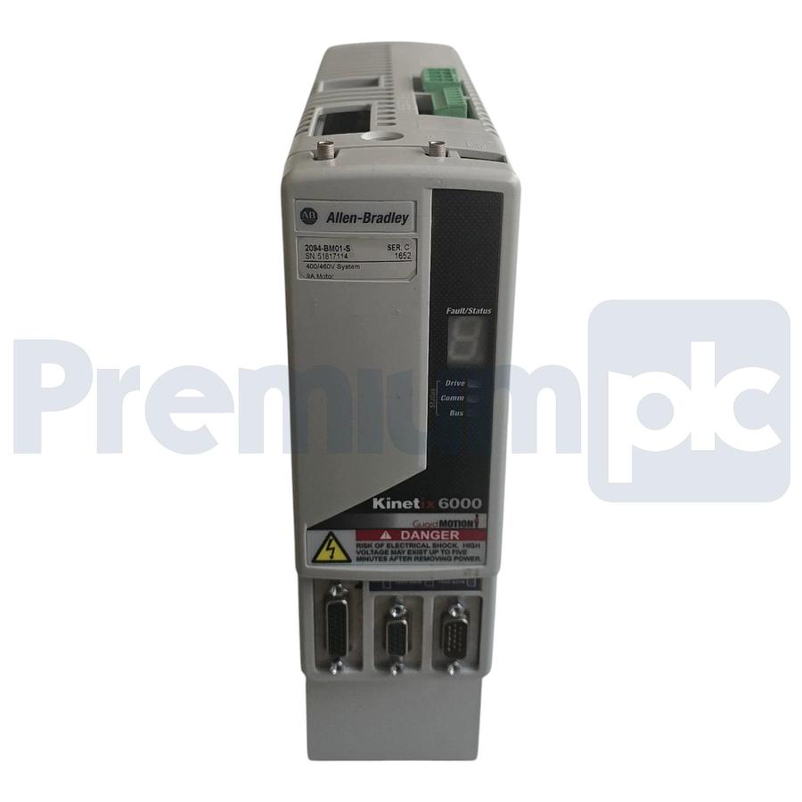 Used Surplus Allen Bradley 2094-BM01-S /C Kinetix 6000 Axis Servo Module 460V 9A XLNT