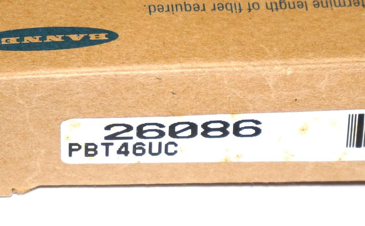 Used NIB BANNER PBT46UC FIBER OPTIC CABLE ASSEMBLY 26086