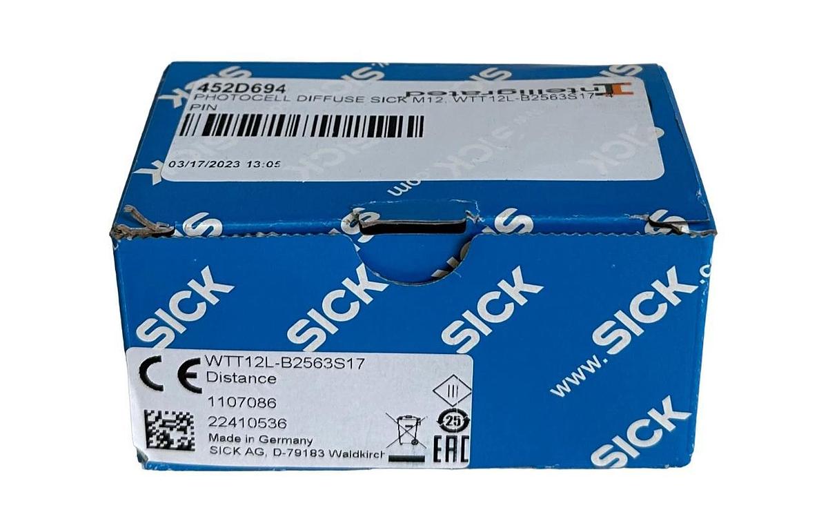 NEW SICK WTT12L-B2563S17 / WTT12LB2563S17 PowerProx DISTANCE SENSOR 1107086