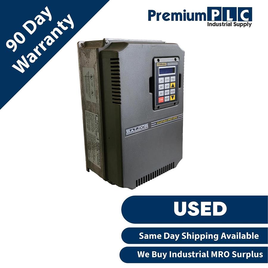 Used USED BALDOR ID15H410-E AC INVERTER 460V, 15H, 7.5/10/15HP SPEC NO. FIF2010C-00